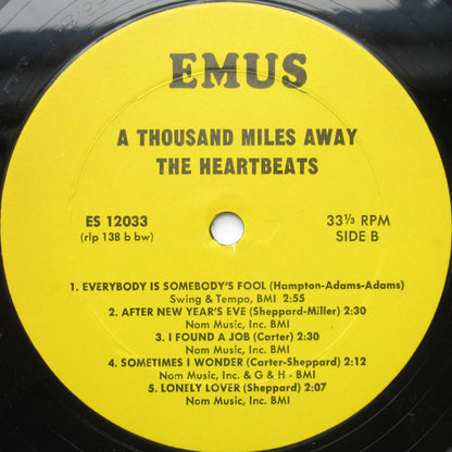 The Heartbeats : A Thousand Miles Away (LP, RE)