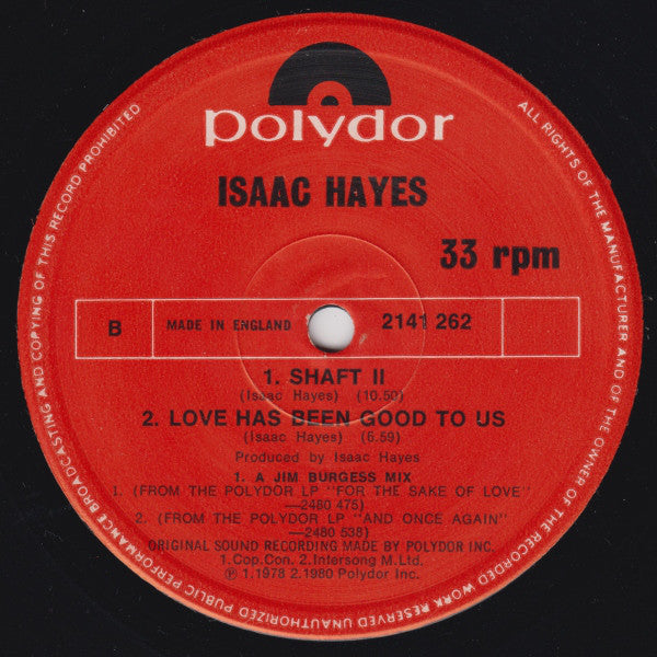 Isaac Hayes : I Ain't Never (12")