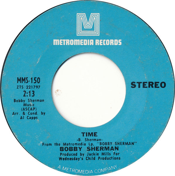 Bobby Sherman : La La La (If I Had You) / Time (7", Single, Ter)