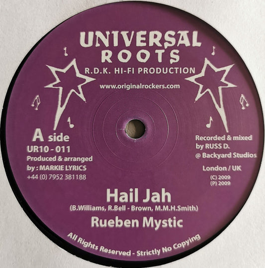 Rueben Mystic* : Hail Jah (10")