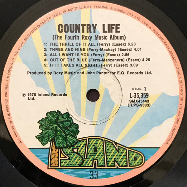Roxy Music : Country Life (LP, Album)