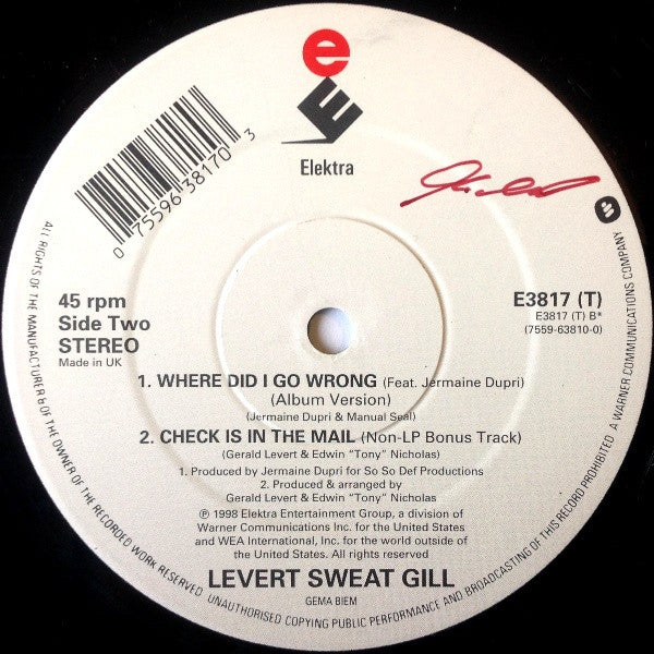 Levert Sweat Gill* : Door #1 (12")