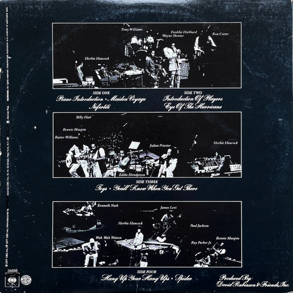 Herbie Hancock : V.S.O.P. (2xLP, Album, Pit)