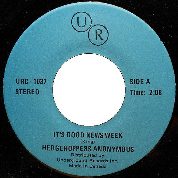 Hedgehoppers Anonymous / The Flirtations : It's Good News Week / Nothing But A Heartache (7")