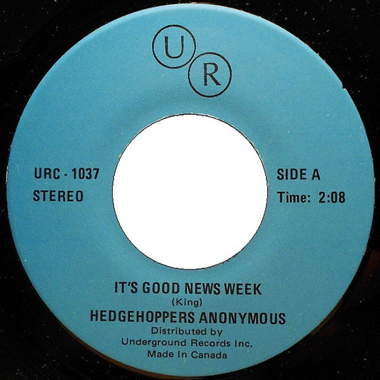 Hedgehoppers Anonymous / The Flirtations : It's Good News Week / Nothing But A Heartache (7")