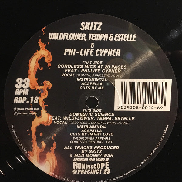 Skitz : Cordless Mics At 20 Paces / Domestic Science (12")
