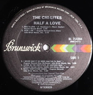 Chi-Lites* : Half A Love (LP, Album)