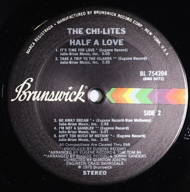 Chi-Lites* : Half A Love (LP, Album)