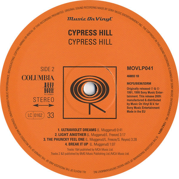 Cypress Hill : Cypress Hill (2xLP, Album, RE, 180)