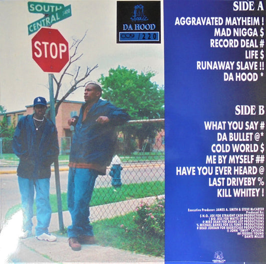 Menace Clan : Da Hood (LP, Album, Ltd, Num, RE)