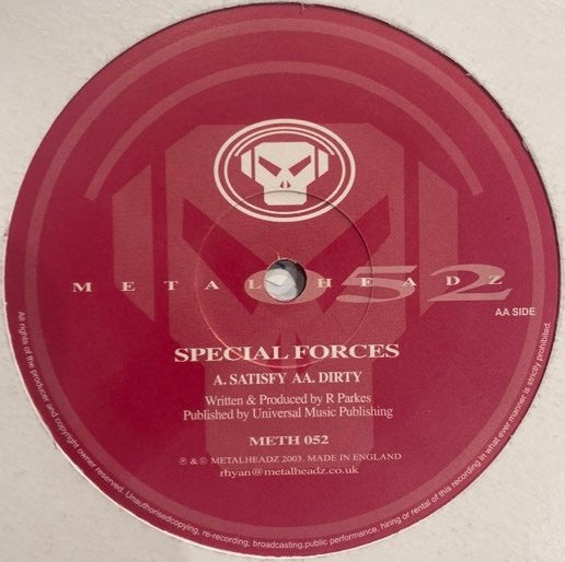 Special Forces : Satisfy / Dirty (12")