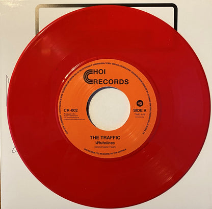 The Traffic : Whitelines​ (7", Single, Ltd, RP, Red)