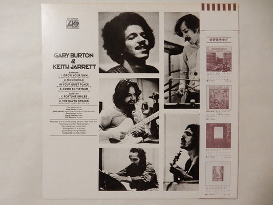 Gary Burton & Keith Jarrett : Gary Burton & Keith Jarrett (LP, Album)