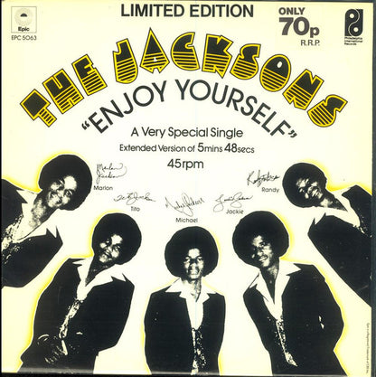 The Jacksons : Enjoy Yourself (12", Single, Ltd)