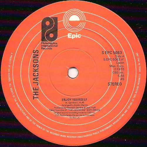 The Jacksons : Enjoy Yourself (12", Single, Ltd)