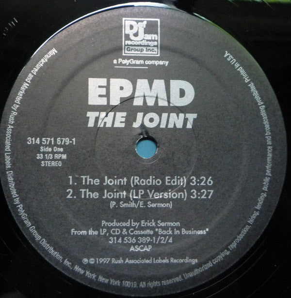 EPMD : The Joint (12", Single)