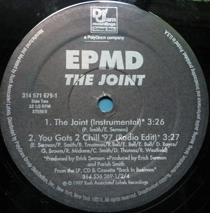 EPMD : The Joint (12", Single)