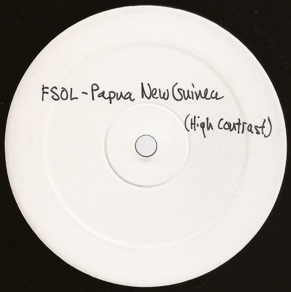 High Contrast Vs F.S.O.L.* : Papua New Guinea (Remix) (12", S/Sided, Unofficial, W/Lbl)