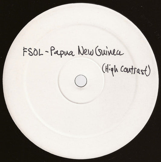 High Contrast Vs F.S.O.L.* : Papua New Guinea (Remix) (12", S/Sided, Unofficial, W/Lbl)
