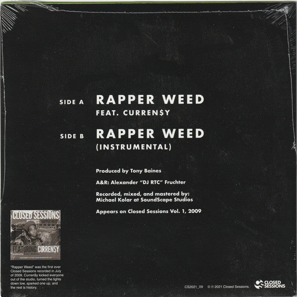 Curren$y : Rapper Weed (7", Single, Ltd)