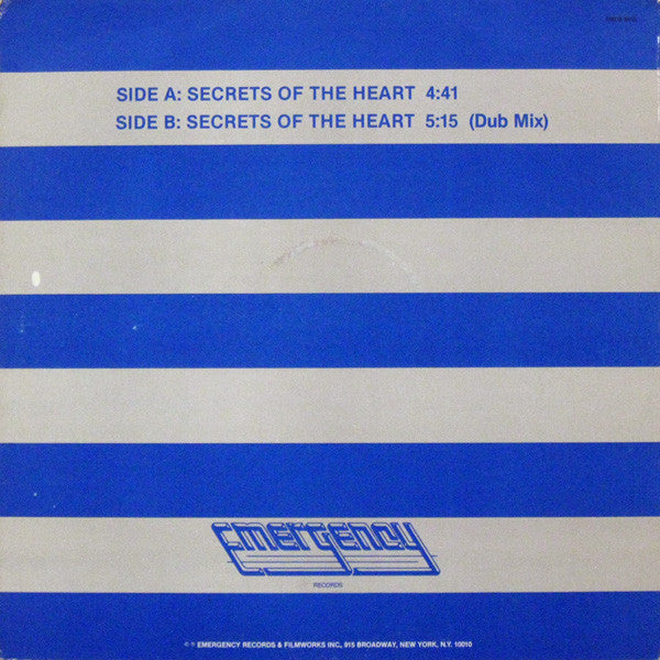 Jay Novelle : Secrets Of The Heart (12", Single)