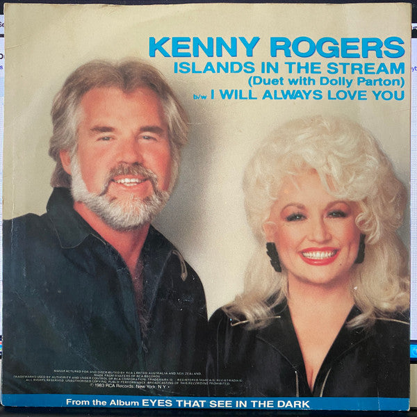 Kenny Rogers Duet With Dolly Parton : Islands In The Stream (7", Single)