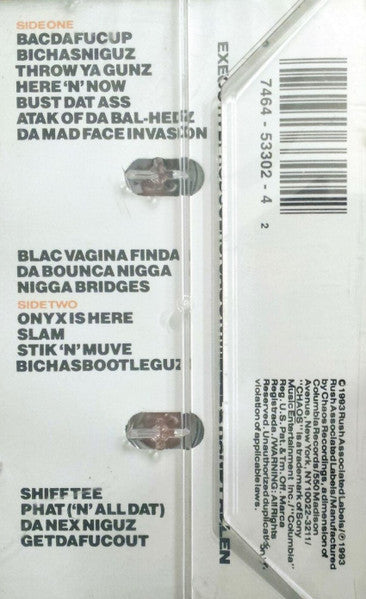 Onyx : Bacdafucup (Cass, Album)