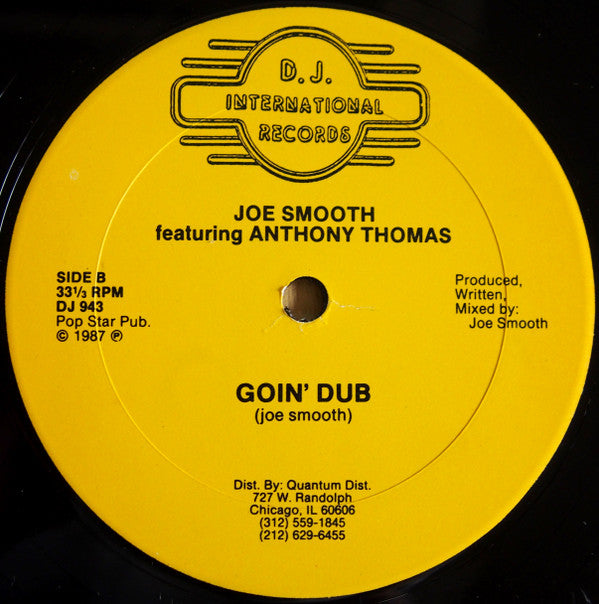 Joe Smooth Featuring Anthony Thomas : Goin' Down (12")