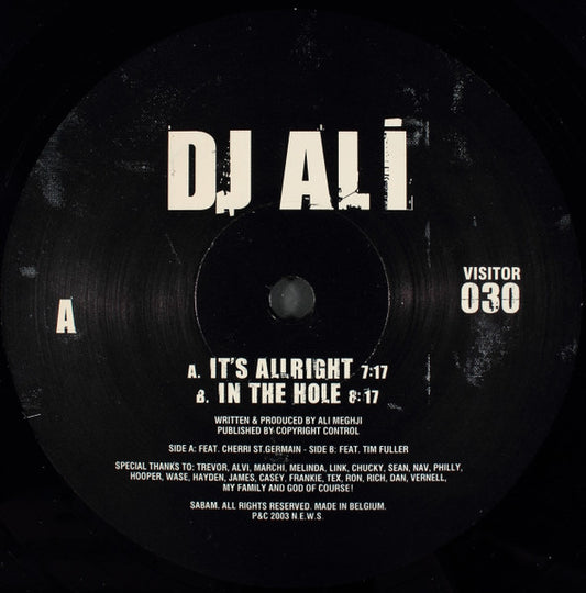 DJ Ali : It's Allright (12")