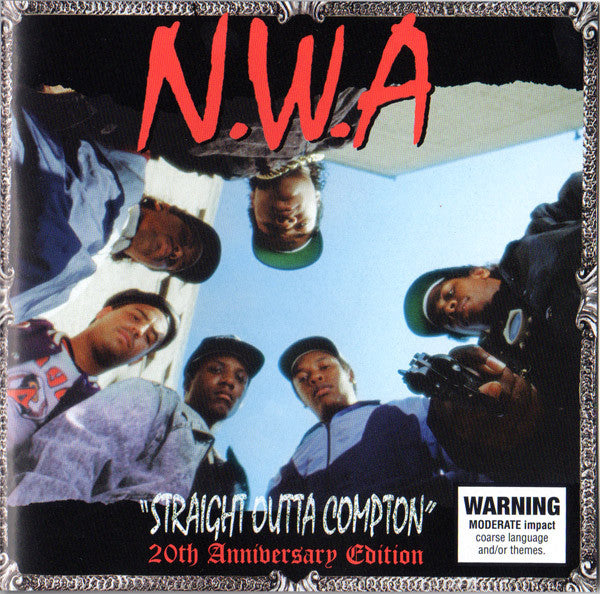 N.W.A* : Straight Outta Compton (20th Anniversary Edition) (CD, Album, RE, RM, Reg)