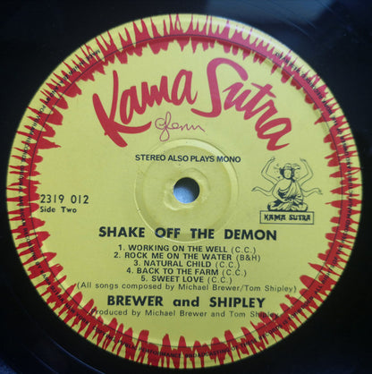 Brewer And Shipley : Shake Off The Demon (LP, Album)