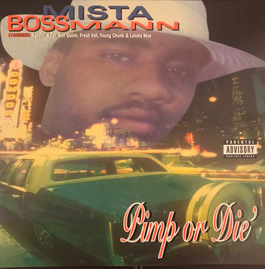 Mista Boss Mann : Pimp Or Die (LP, Album, Ltd, Num, RE)