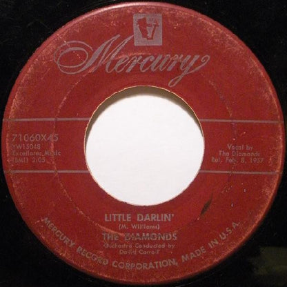 The Diamonds : Little Darlin' / Faithful And True (7", Single)