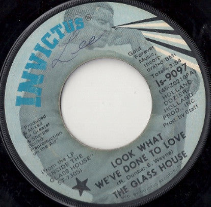 The Glass House* : Look What We've Done To Love (7")