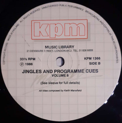 Keith Mansfield : Jingles And Programme Cues/Volume 8 (LP)