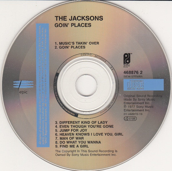 The Jacksons : Goin' Places (CD, Album, RE)