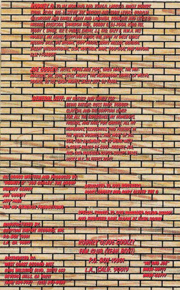 Rodney O & Joe Cooley : Me And Joe (Cass, Album, Sma)