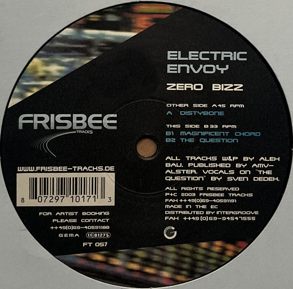 Electric Envoy : Zero Bizz (12")