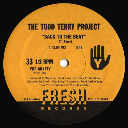 The Todd Terry Project : Bango (To The Batmobile) / Back To The Beat (12")