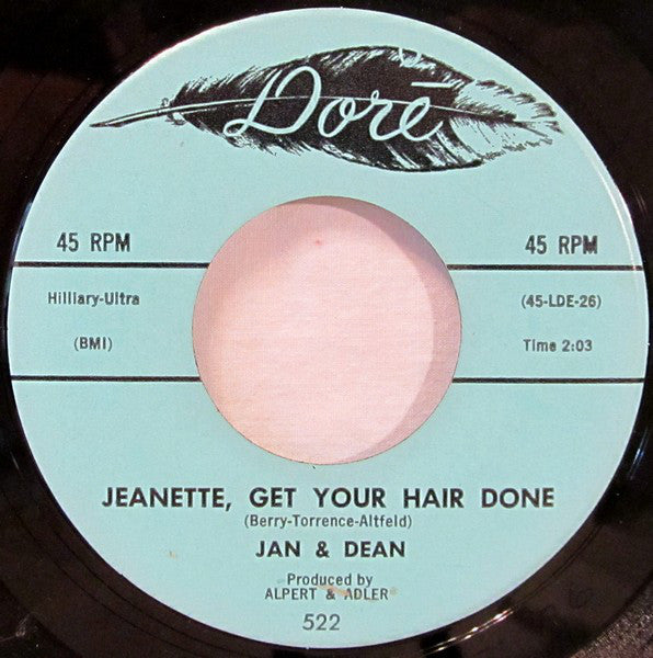 Jan & Dean : Baby Talk (7", Single, Mon)