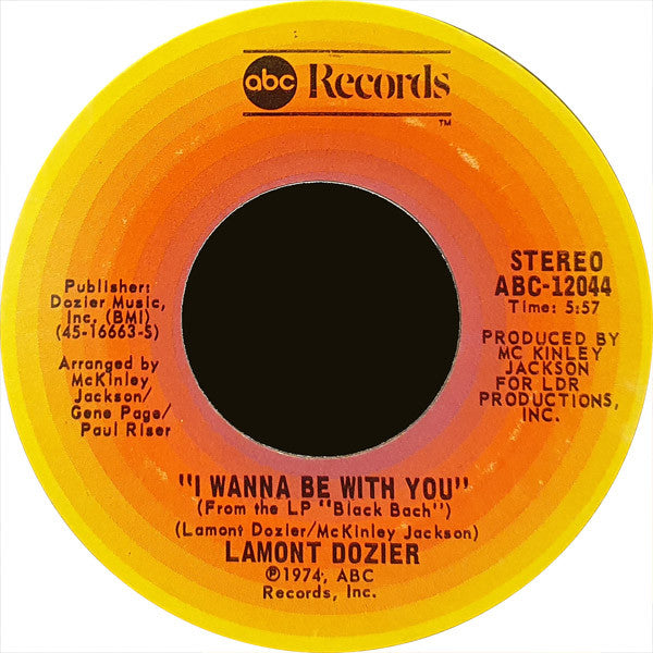 Lamont Dozier : Let Me Start Tonite / I Wanna Be With You (7")