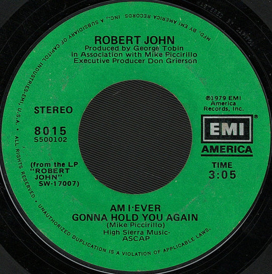 Robert John : Sad Eyes (7", Single)