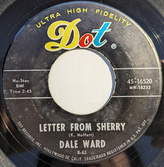 Dale Ward : Letter From Sherry / Oh Julie (7", Single)