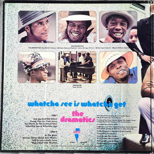 The Dramatics : Whatcha See Is Whatcha Get (LP, Album, Son)