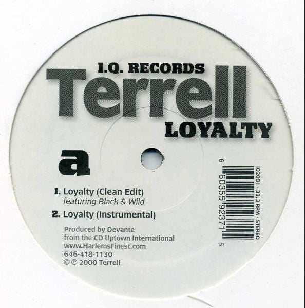 Terrell (4) : Loyalty (12")