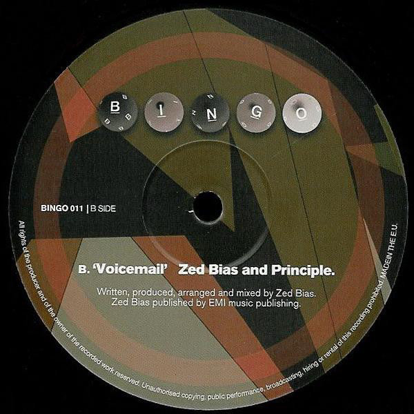 Zed Bias & Principle* : Makossa / Voicemail (12")