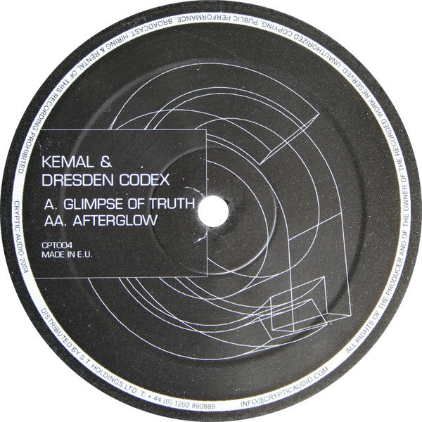 Kemal & Dresden Codex : Glimpse Of Truth / Afterglow (12")