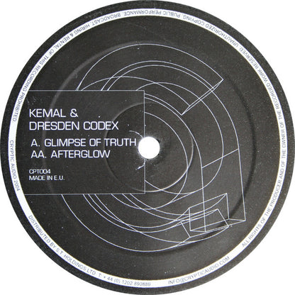 Kemal & Dresden Codex : Glimpse Of Truth / Afterglow (12")