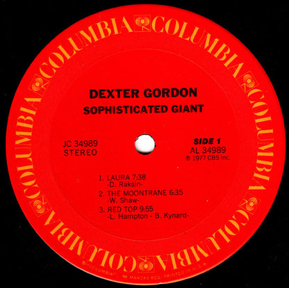 Dexter Gordon : Sophisticated Giant (LP, Album)