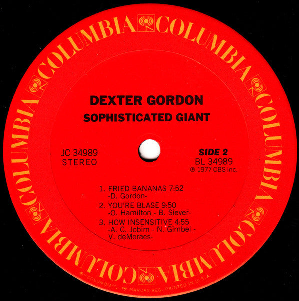 Dexter Gordon : Sophisticated Giant (LP, Album)